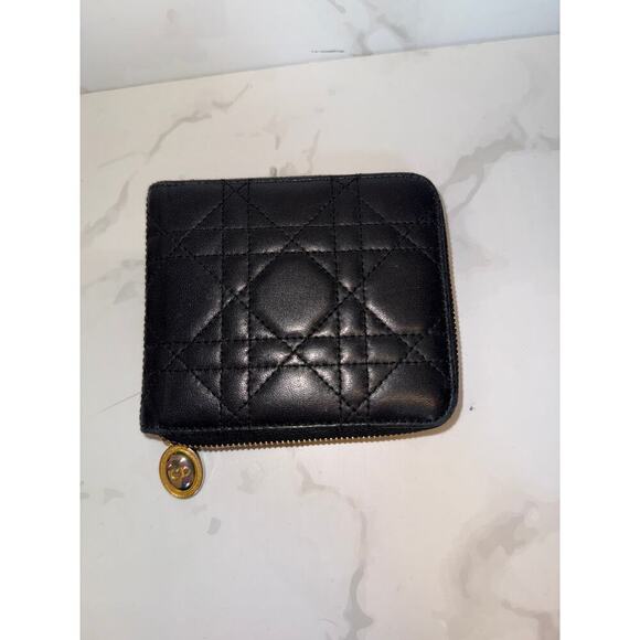 Dior Handbags - Dior Black Leather Wallet